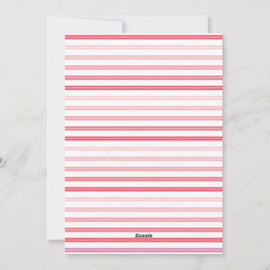 モダンなピンクのXOXOハートのガレンタインズデーの写真 シーズンカード (裏面)