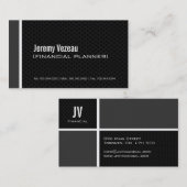 モダンなファイナンシャルプランナーの名刺 名刺 (正面/裏面)