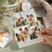 モダンなファミリーのためのホリデー カスタム カード