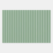 モダンなファームハウススタイルのホリデーグリーン包装紙 ラッピングペーパーシート (正面2)