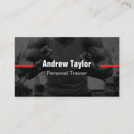 モダンなフィットネスの訓練のパーソナルトレーナー 名刺
