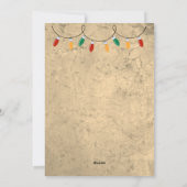 モダンなフェスティブファミリーフォト ラスティックジョイ シーズンカード (裏面)