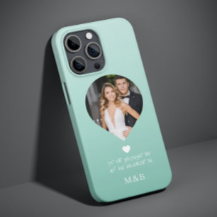 モダンなフォトモノグラムロマンチックハート座標 Case-Mate iPhone 14ケース