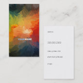 モダンなフォント 名刺 (正面/裏面)