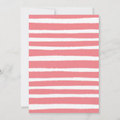 モダンなフットプリントお茶会＆ベビー見学会の招待状 招待状 (裏面)