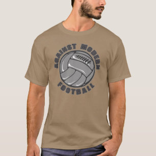 モダンなフットボール- Tシャツに対して Tシャツ