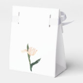 モダンなフラッシュピンクの花 フェイバーボックス (裏面サイド)