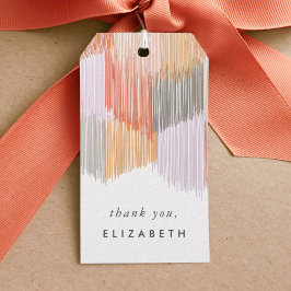 モダンなフリンジ ギフトタグ