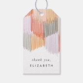 モダンなフリンジ ギフトタグ (正面)