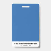 モダンなフルフォトビジネスID バッジ (裏面)