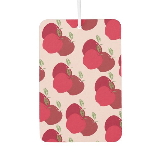 モダンなフルーツをイメージしたリンゴ カーエアーフレッシュナー (正面)