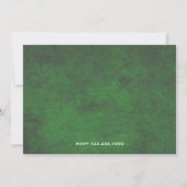 モダンなブライダルシャワーの緑茶のパーティの招待状 招待状 (裏面)