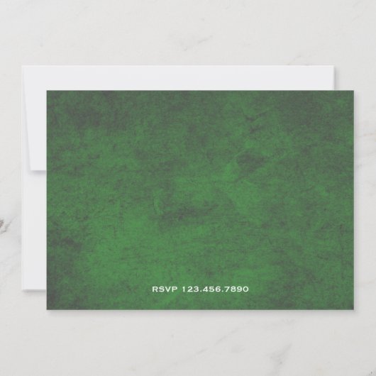 モダンなブライダルシャワーの緑茶のパーティの招待状 招待状 (裏面)