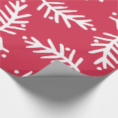モダンなブラシの原稿のクリスマスの休日 ラッピングペーパー (角)