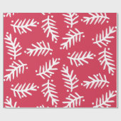 モダンなブラシの原稿のクリスマスの休日 ラッピングペーパー (フラット)