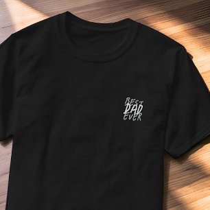 モダンなブラックとグレーのグランジスタイルの最高のパパ Tシャツ