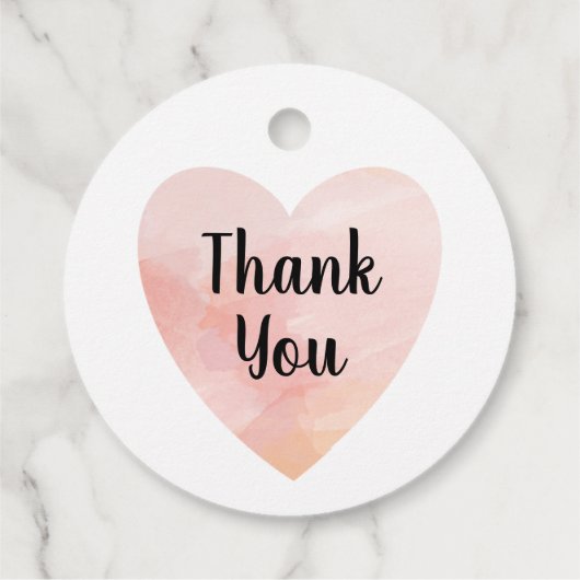 モダンなブラックとホワイトのウェディングシャワーお礼 フェイバータグ (裏面)