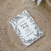 モダンなブラック＆ホワイトのリハーサルディナー招待状 招待状