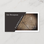 モダンなブレンドカバー対角線およびフレーム 名刺 (正面)