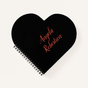 モダンなプレーン シンプル ミニマリスト 追加名 ノートブック