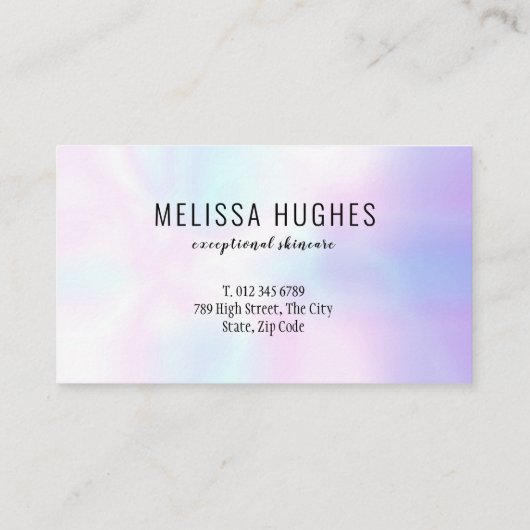 モダンなプロフェッショナルな予約リマインダーカード 予約カード (裏面)