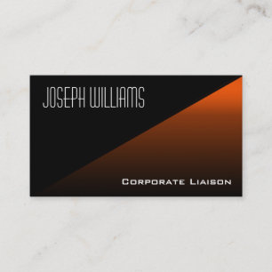 モダンなプロフェッショナルの斜めの名刺 名刺
