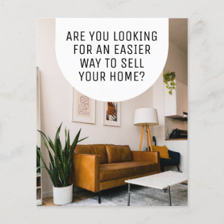 モダンなプロフェッショナル不動産ブローカー簡単パンフレットフライヤー チラシ