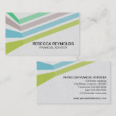 モダンなプロフェッショナル 名刺 (正面/裏面)