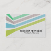 モダンなプロフェッショナル 名刺 (正面)