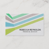 モダンなプロフェッショナル 名刺 (正面)