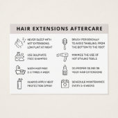 モダンなヘアアフターケアガイド タイプ ソフトトープ (裏面)