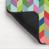 モダンなヘリンボンパターン マウスパッド (コーナー)