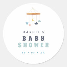 モダンなベビークリブモビール  ベビーシャワー