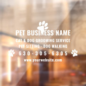 モダンなペットのグルーミング カー ウィンドウ スティック ウィンドウサイン (シート2)