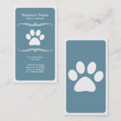 モダンなペット足 名刺 (正面/裏面)