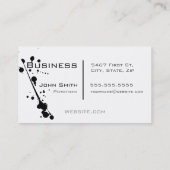 モダンなペンキのグラフィック・デザイン第1 名刺 (裏面)