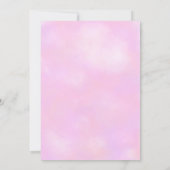 モダンなホットピンクのアイスクリーム ブライダルシャワー 招待状 (裏面)