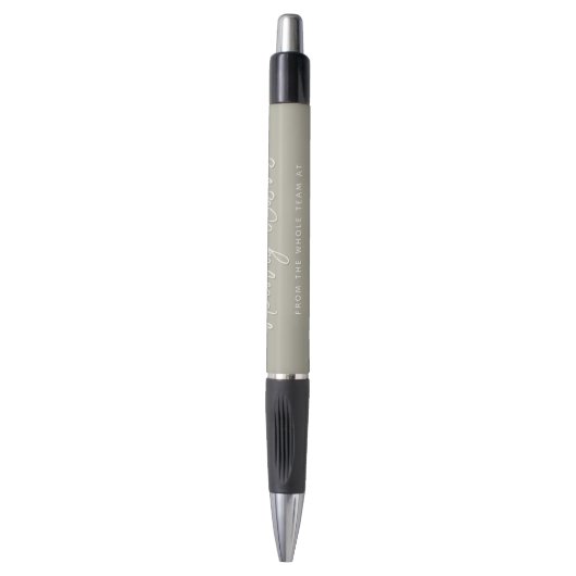 モダンなホリデーウィッシュ ビジネス ボールペン (正面縦)
