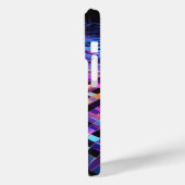 モダンなホログラフィック液体グリッドフォンケース  vibrant Case-Mate iPhoneケース (裏面 / 左)