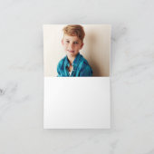 モダンなボウリングの誕生日パーティー サンキューカード (内部)