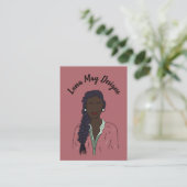 モダンなボス女性向けジュエリー ディスプレイ 名刺 (スタンド正面)