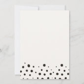 モダンなボバ茶の誕生日招待状 招待状 (裏面)