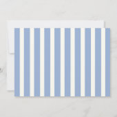 モダンなボーダーエレガンスの写真付きSave the Date セーブザデート (裏面)