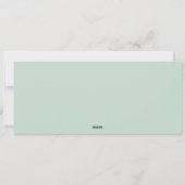 モダンなボールドタイプの写真クリスマスカード シーズンカード (裏面)