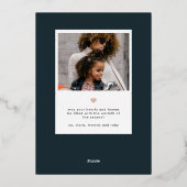 モダンなボールドタイポグラフィー ホリデーシーズンおめでとう 箔シーズンカード (裏面)