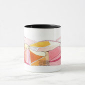 モダンなマグ#10 - Torrant著お洒落な抽象美術 マグカップ (中央)