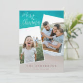 モダンなマルチフォトの海辺のクリスマスホリデー (スタンド正面)