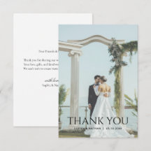 モダンなミニマリスト写真の結婚式のメモ