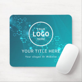 モダンなミニマリスト ビジネス ロゴ マウスパッド