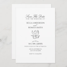 モダンなミニマルなウェディング